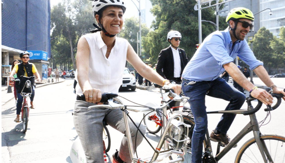 14,23 milhões de dólares para incluir a bicicleta na rede de mobilidade e fomentar seu uso seguro na Cidade do México