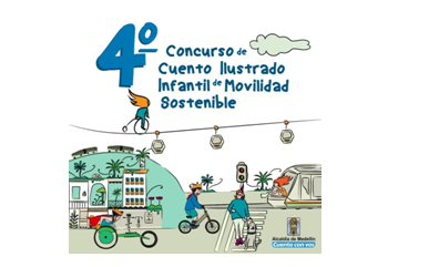 En Medellín, se amplió la convocatoria del concurso de cuentos infantiles ilustrados sobre el tema de la movilidad sostenible