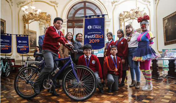 Em Lima, Festibici 2019 premia originalidade, criatividade, bem como o impacto social, responsabilidade ambiental e a viabilidade de projetos escolares referentes ao uso da bicicleta