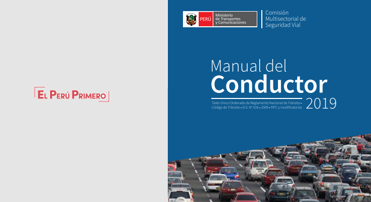 El Ministerio de Transporte y Comunicaciones del Perú pone a disposición del público la versión virtual de la publicación titulada Manual del Conductor