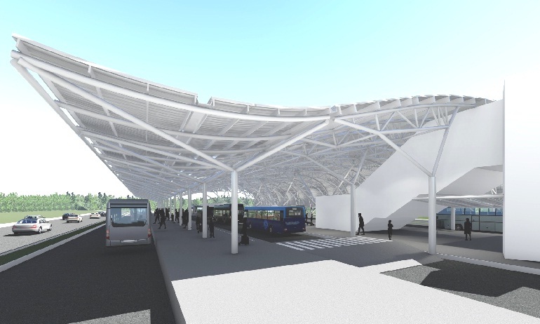 CCR Metro Bahia informa que la Terminal de Ómnibus Aeropuerto, que se conecta a la Estación Aeropuerto del Metro, acaba de pasar por un proceso de ampliación y mejoras