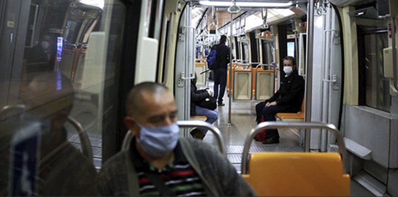 A pandemia afeta o transporte público