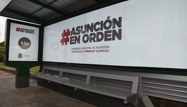 Con once unidades, el gobierno municipal de Asunción, Paraguay, comienza la implementación de 512 refugios calificados en las paradas de ómnibus