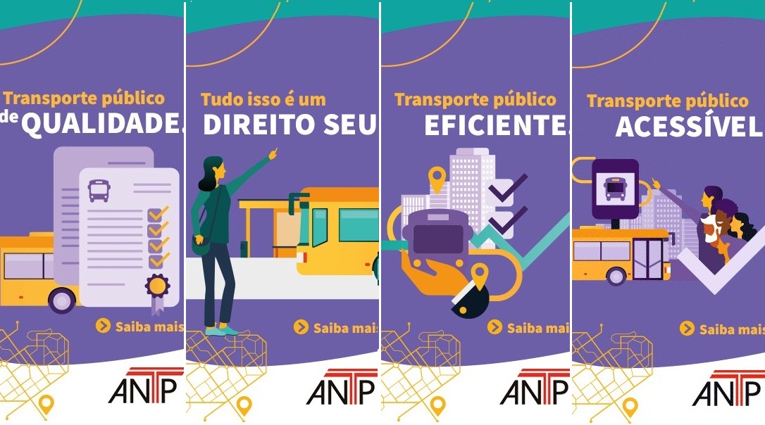Cuatro piezas marcan una nueva etapa en la campaña para fortalecer el transporte público destinada a los candidatos en las elecciones municipales de Brasil