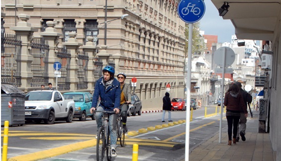 A Intendência de Montevidéu realiza uma pesquisa sobre o uso de modos ativos de mobilidade como parte dos estudos preliminares para a elaboração de um novo Plano Departamental de Mobilidade Sustentável